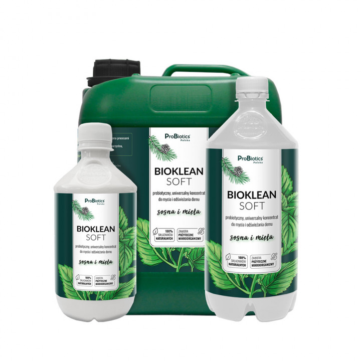 BioKlean soft - natürliches Konzentrat zum Reinigen, Desinfizieren und Geruchsentfernen | 1L