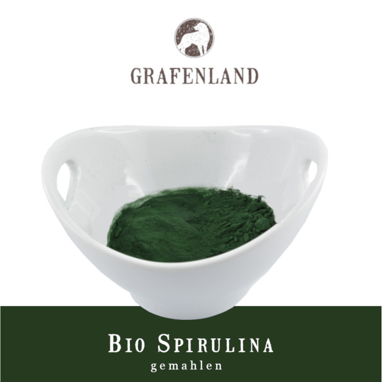 Bio Spirulina Pulver für Hunde – 100%...