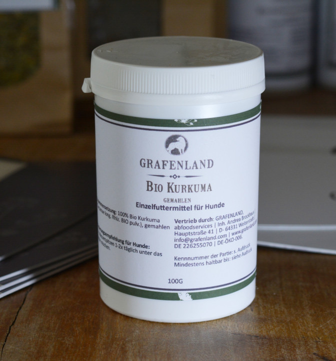 Kurkuma in Bio Qualität für Hunde online kaufen Grafenland Shop G