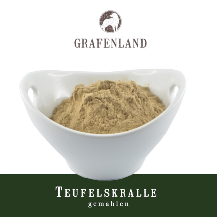 Gemahlene afrikanische Teufelskralle als natürliches...