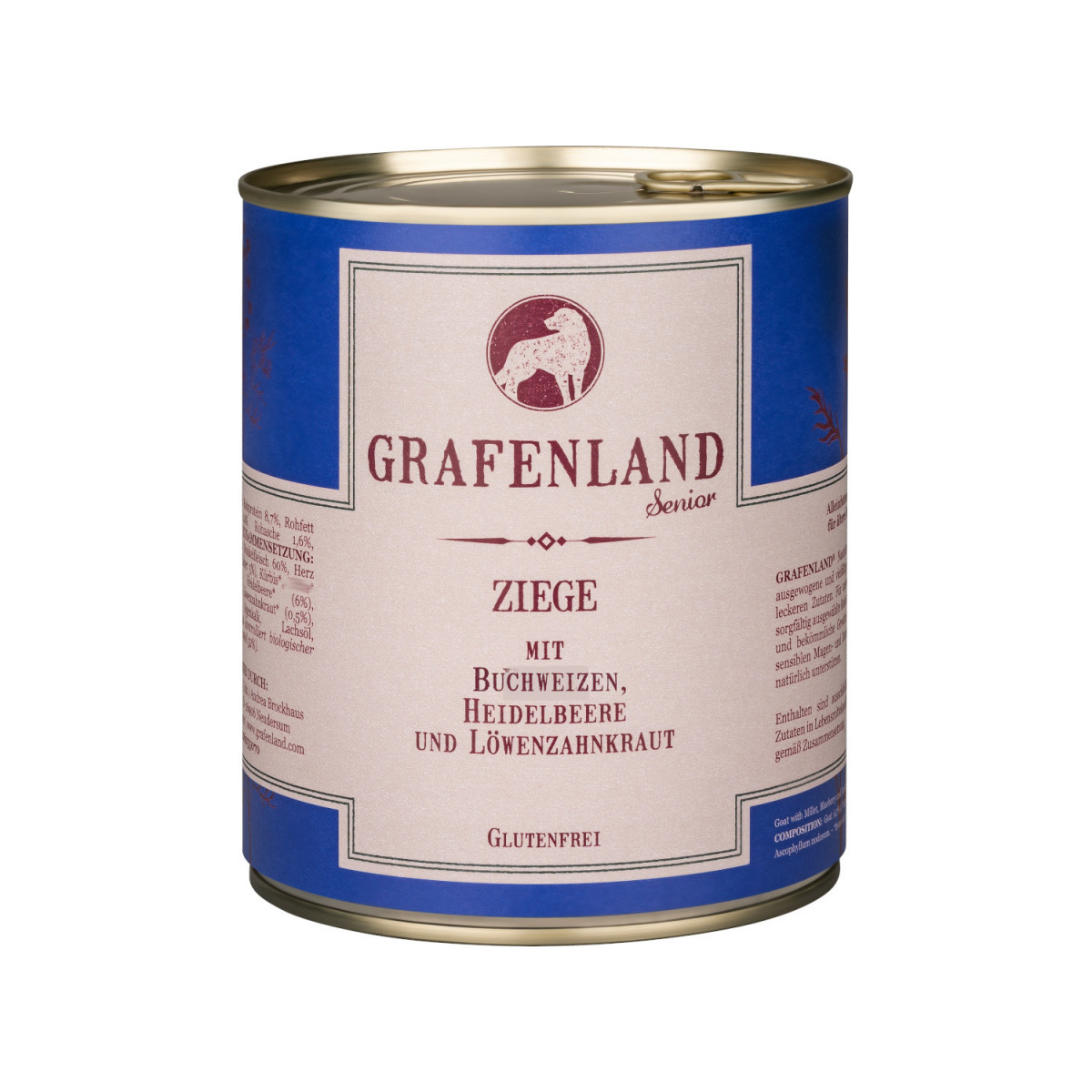 Premium Ziege Menü für Hundesenioren | 800g