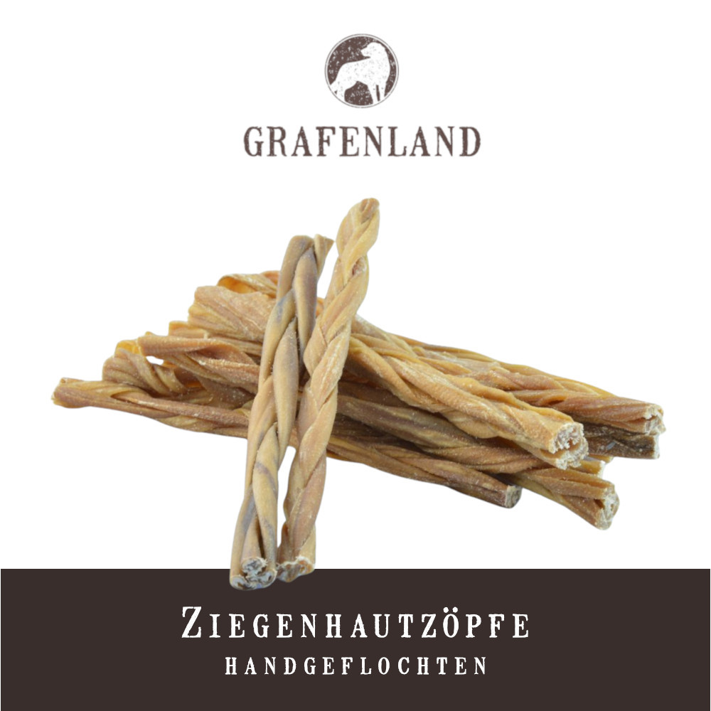 Ziegenhautzöpfe handgeflochten | 100g