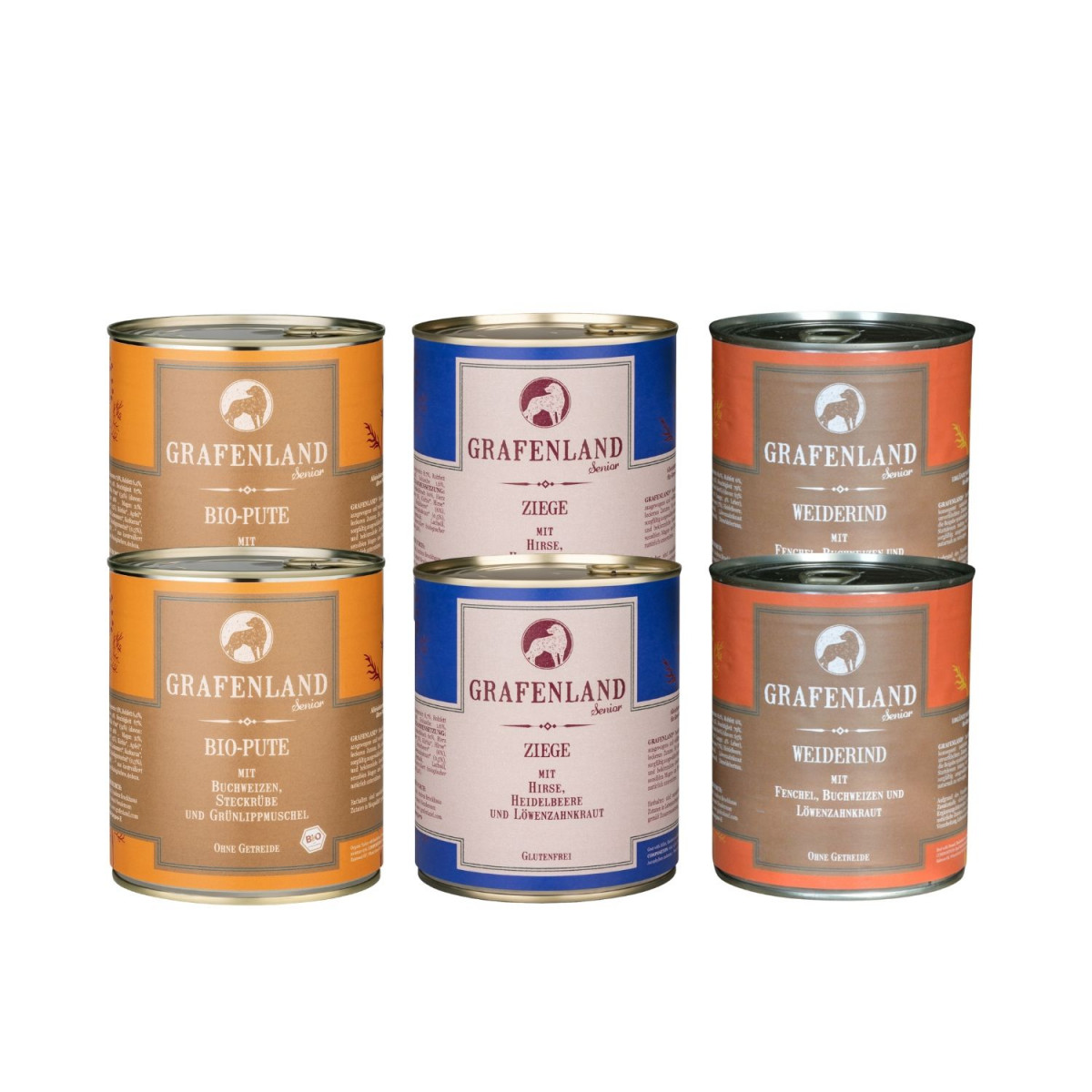 Grafenland Senior Hundefutter Vorteilspa box